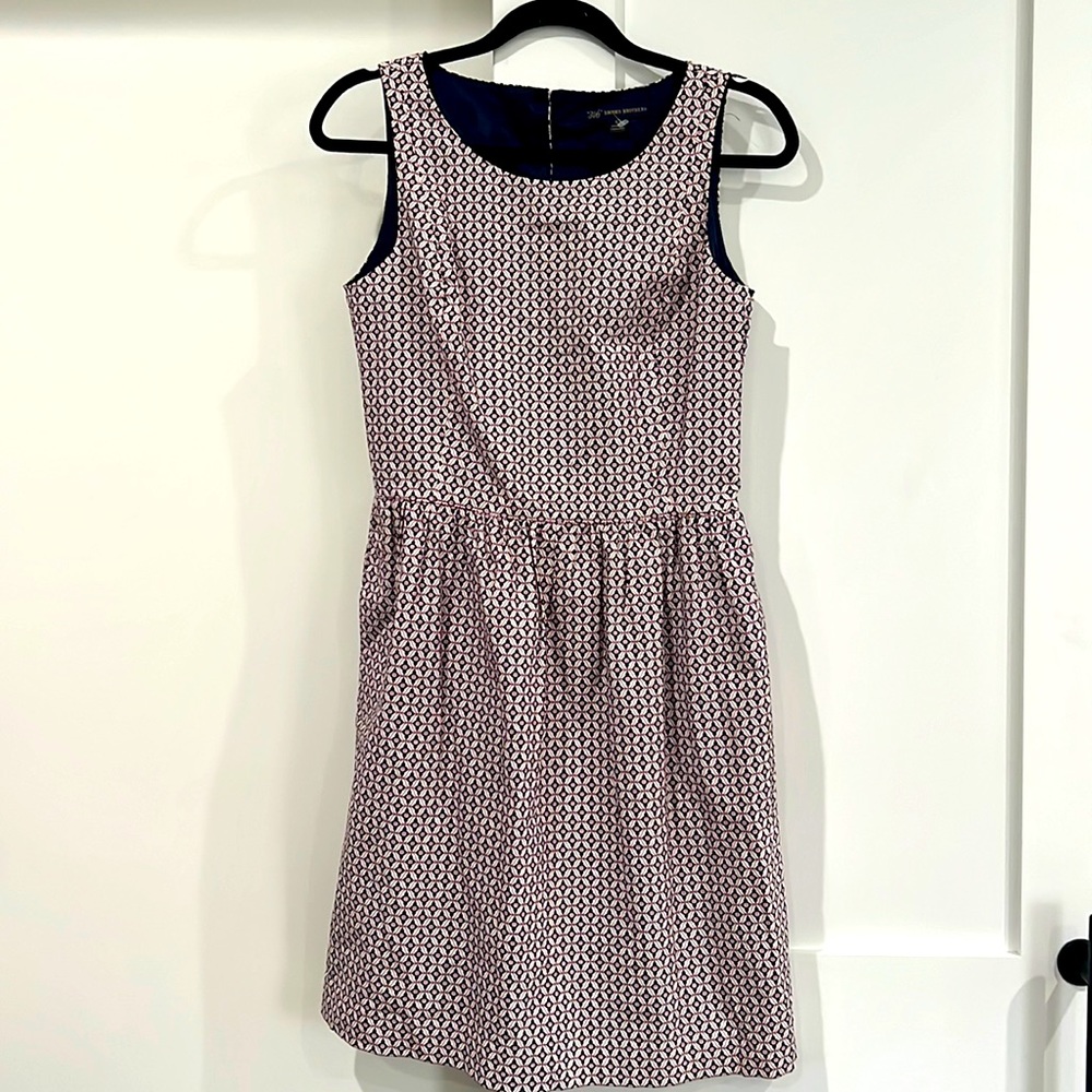 EUC “346” Brooks Brothers Cotton Printed Dress w/ Pockets - Size 6